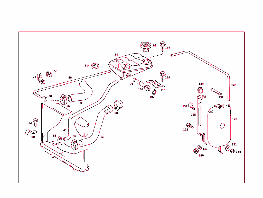 Expansion Tank,Mounting And Hoses