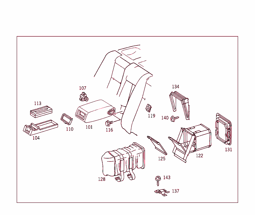 Rear Seat Cushion,Rear Backrest