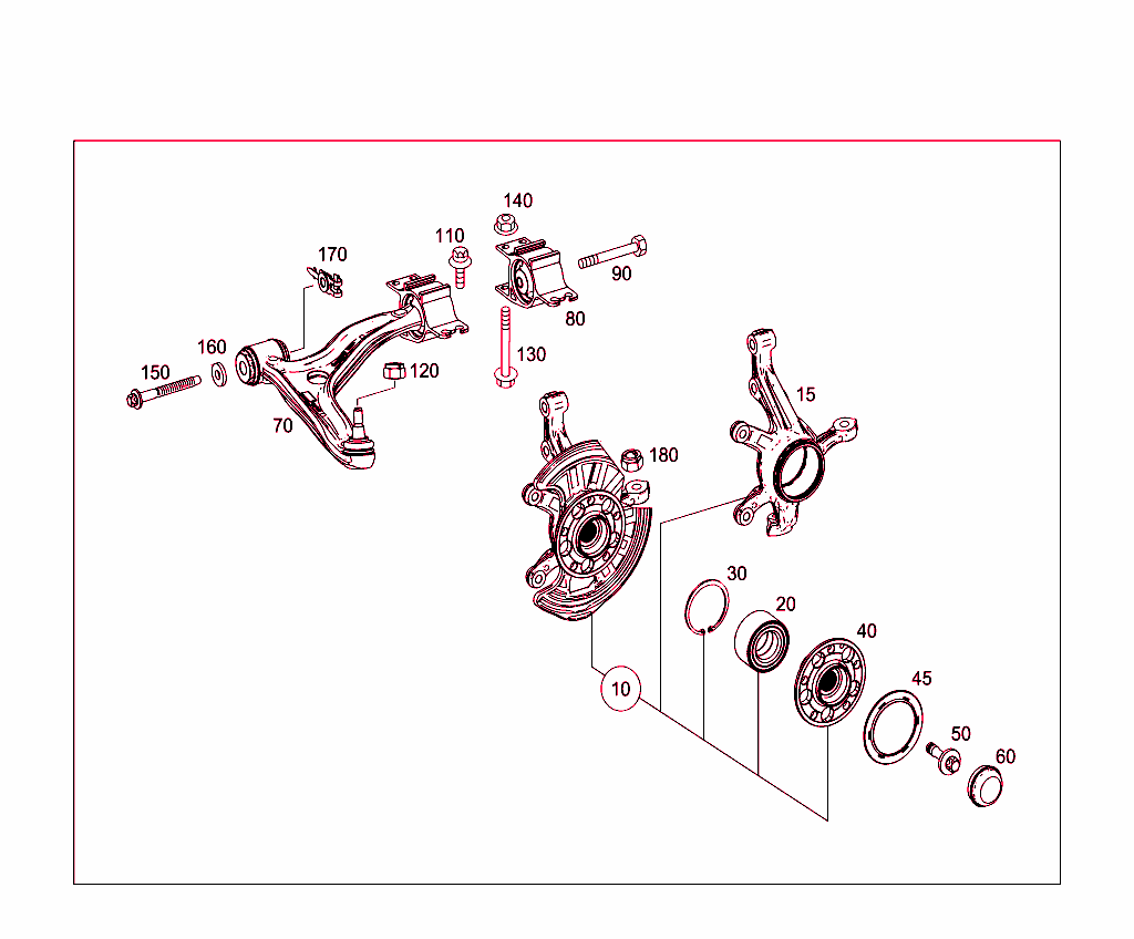 Steering Knuckle And Control Arm