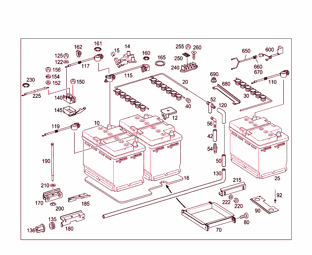 Battery,Starter/Alternator Cable