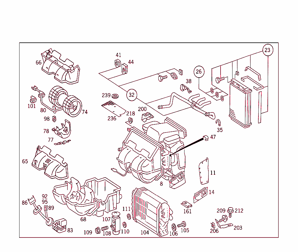 Heater Case With Blower
