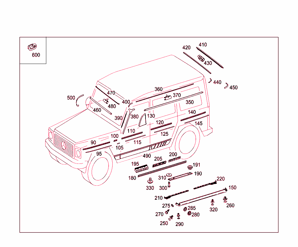 Outside Attachment Parts