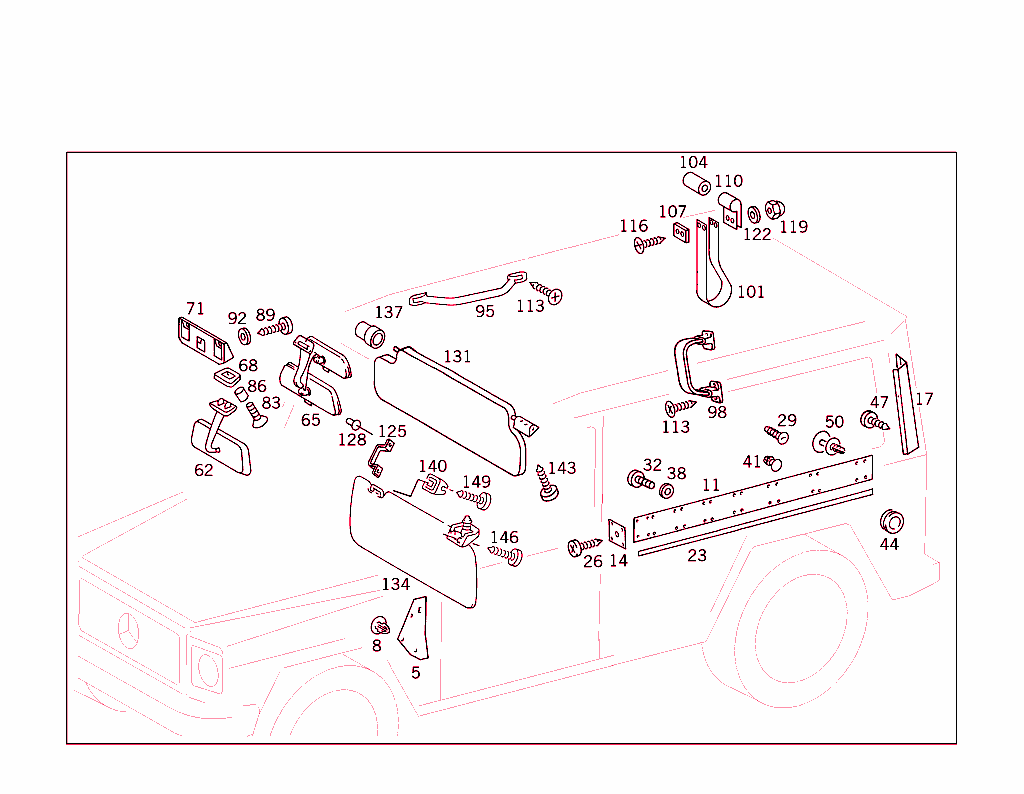 Roof Attachment Parts,Door Edge Guard Sections,Panelling