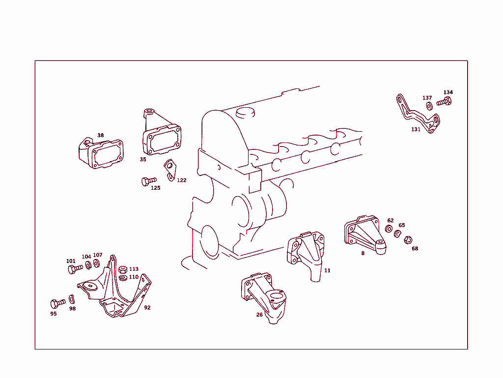 Engine Supports And Attachment Parts