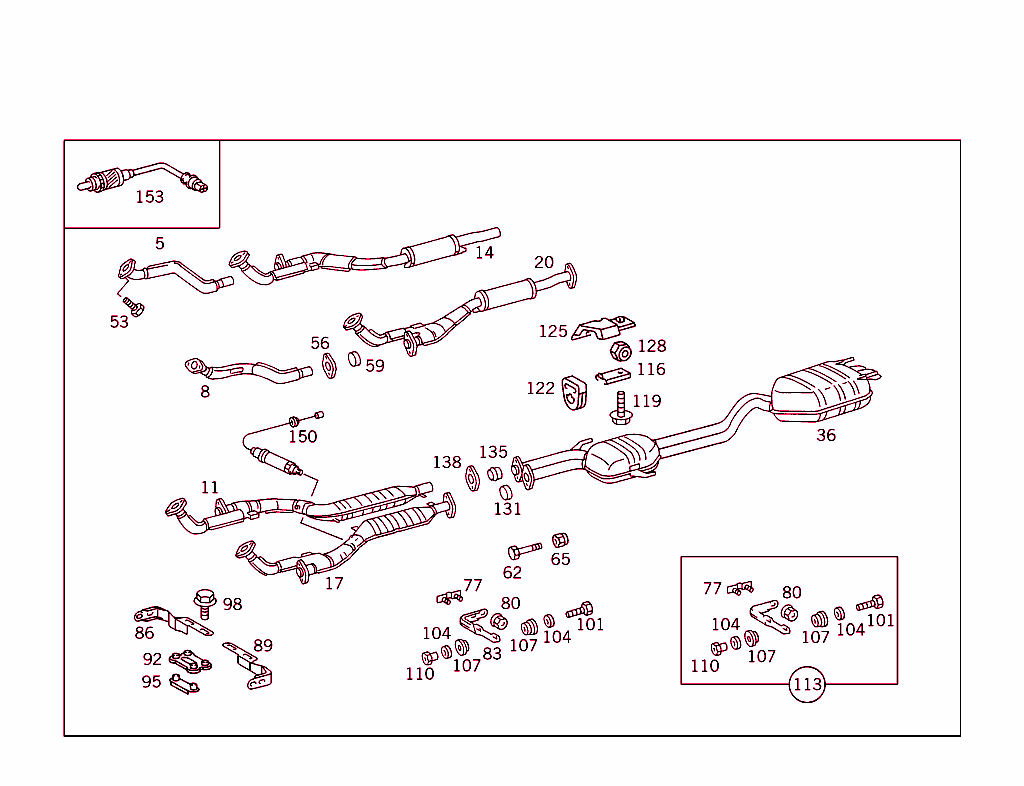 Exhaust System Used On Twelve-Cylinder Gasoline Vehicles