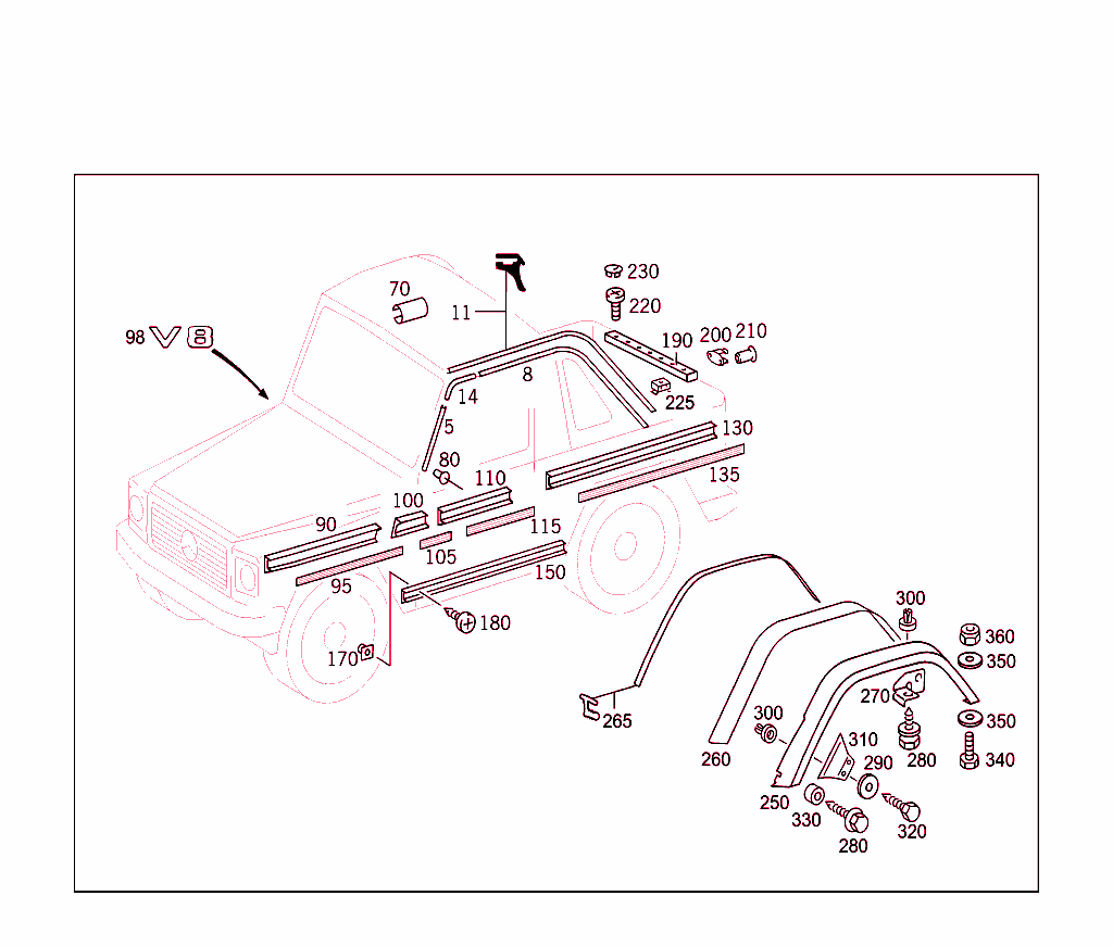 Outside Attachment Parts