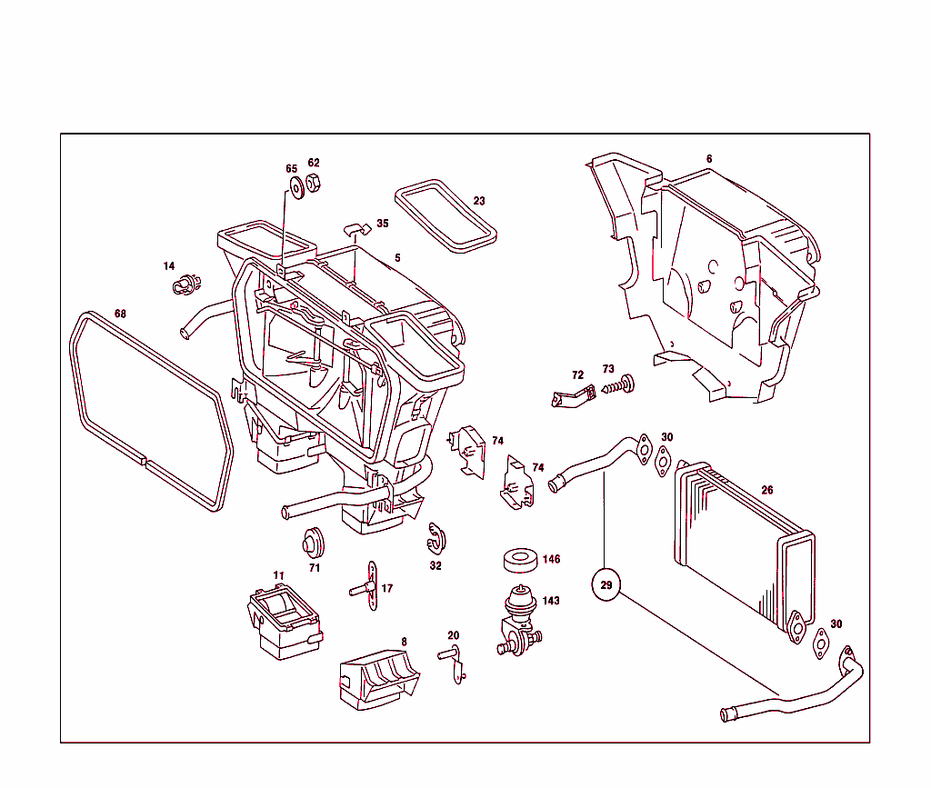 Heater Case With Blower