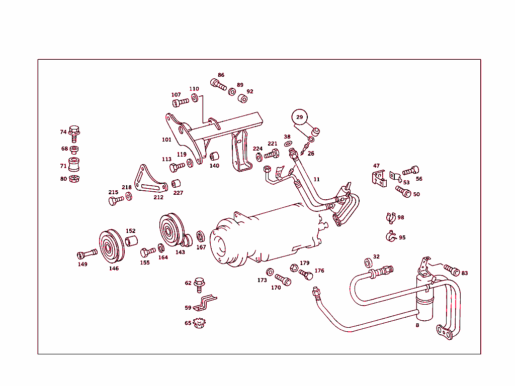 Refrigerant Compressor Attachment Parts