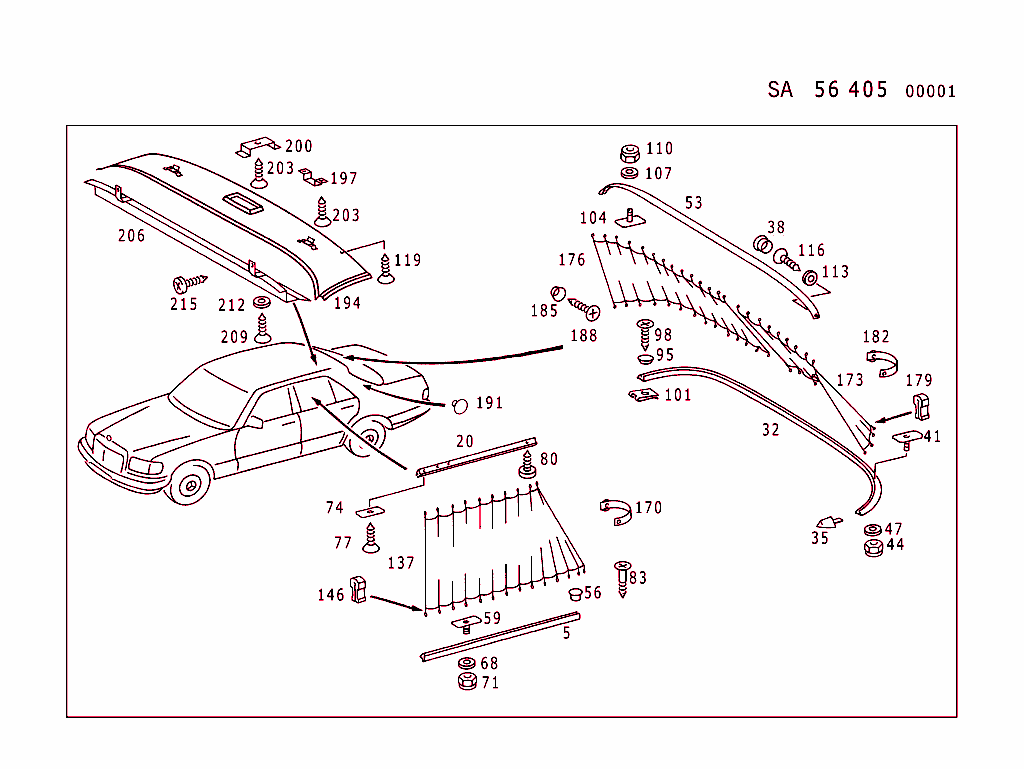 Curtains On Rear/Rear-Side Panes (Electrical Parts,See Standard Version)