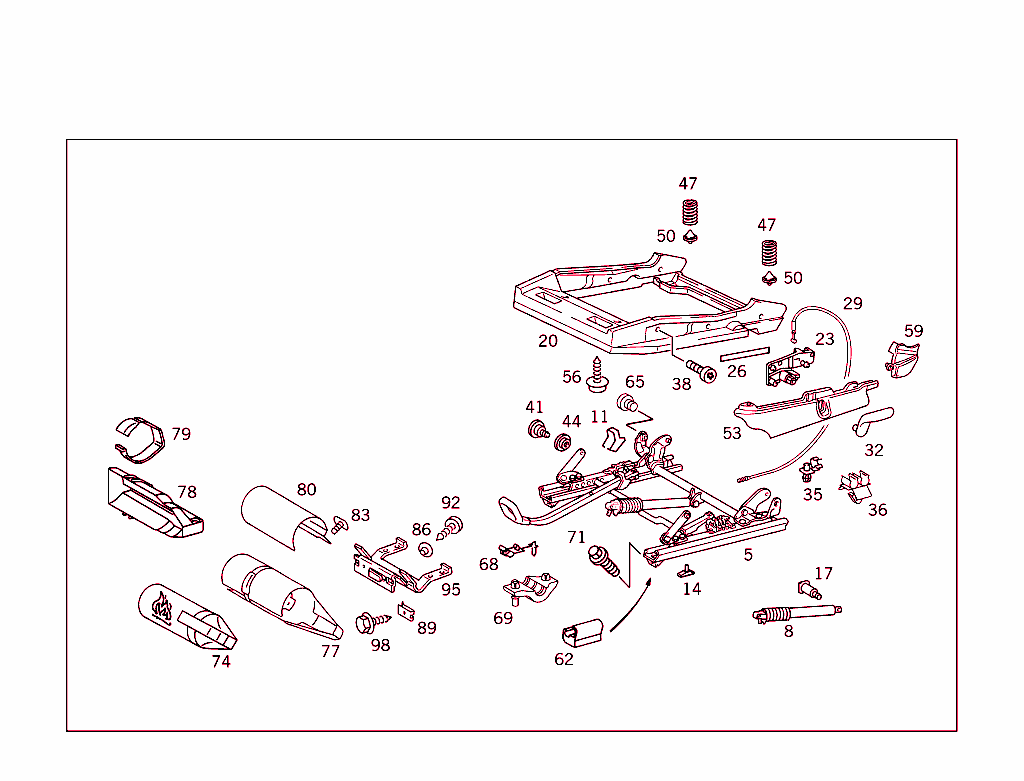 Seat Adjuster,Fire Extinguisher