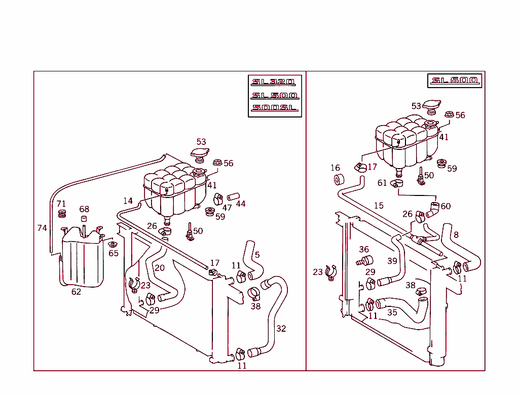 Expansion Tank,Mounting And Hoses