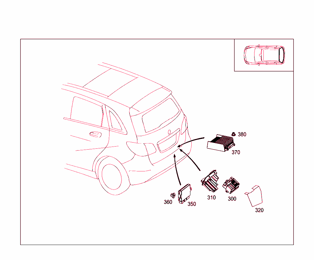 Control Modules And Relay In Trunk