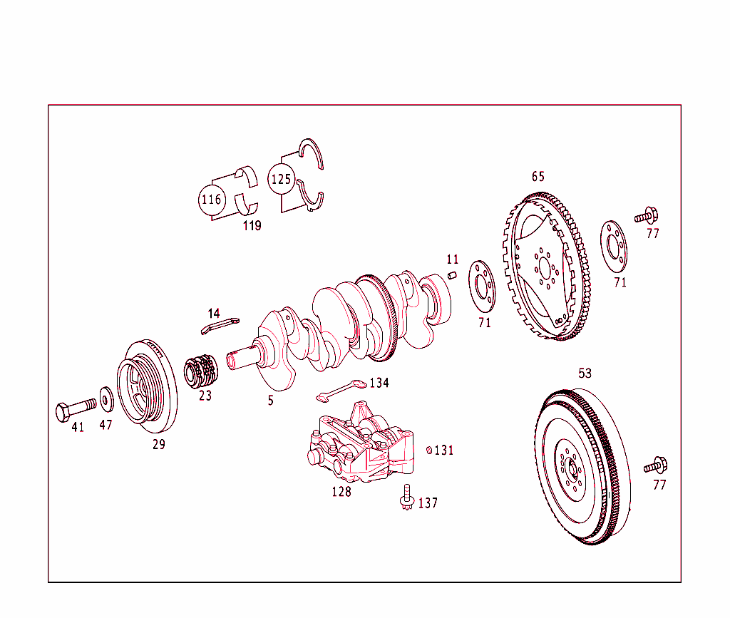 Crankshaft And Flywheel