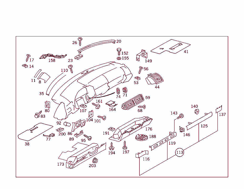Detachable Components,Instrument Panel