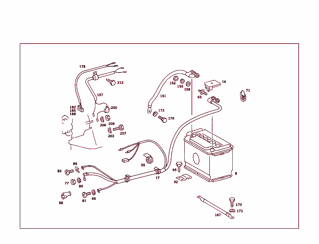 Battery,Starter/Alternator Cable