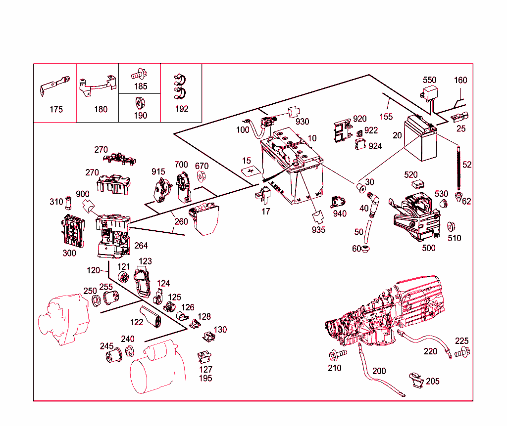 Battery,Starter/Alternator Cable