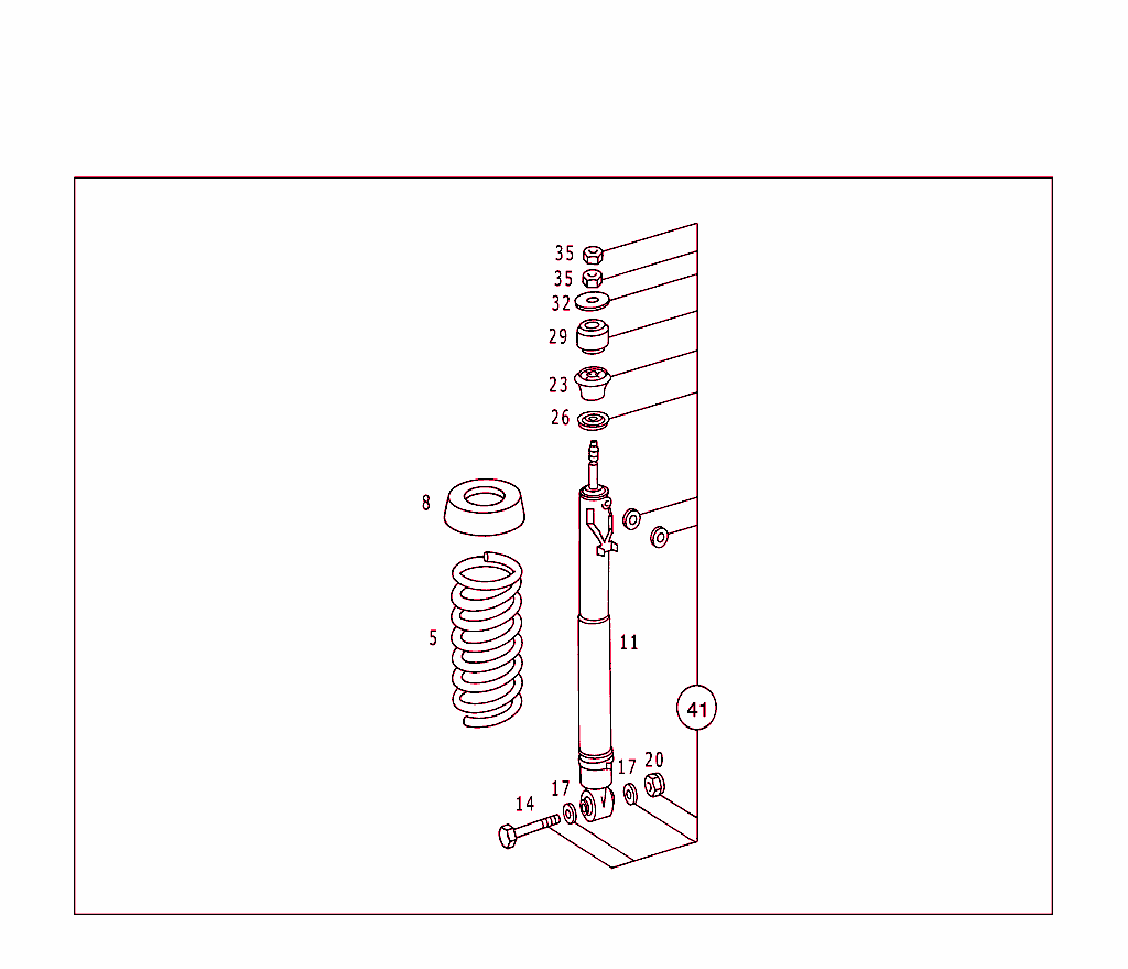 Rear Springs And Suspension Used With Self-Levelling Device