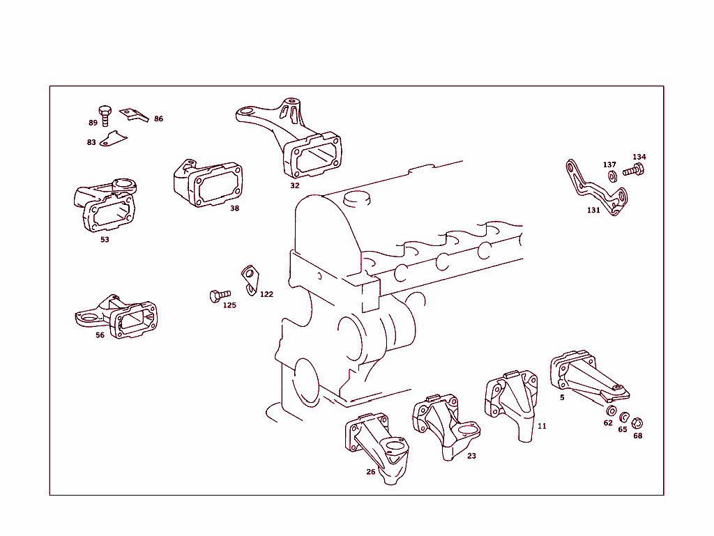 Engine Supports And Attachment Parts