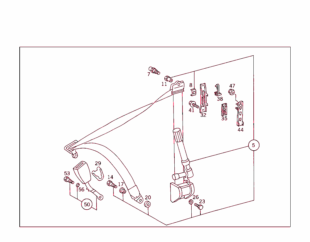 Front Seat Safety Belt