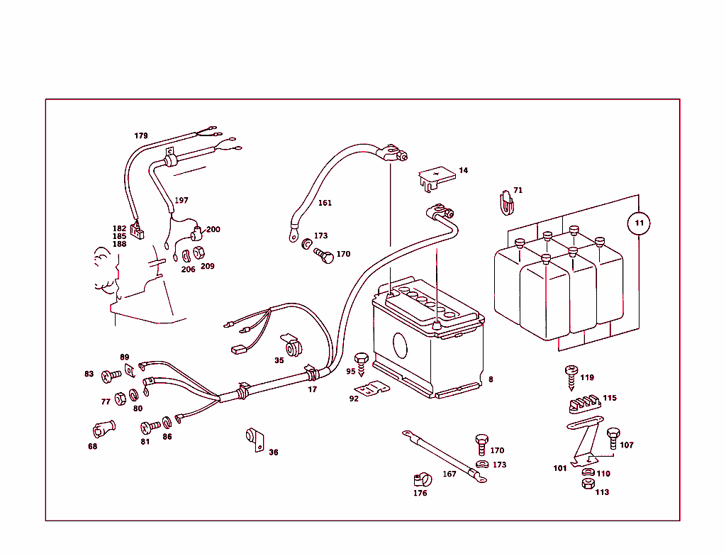 Battery,Starter/Alternator Cable