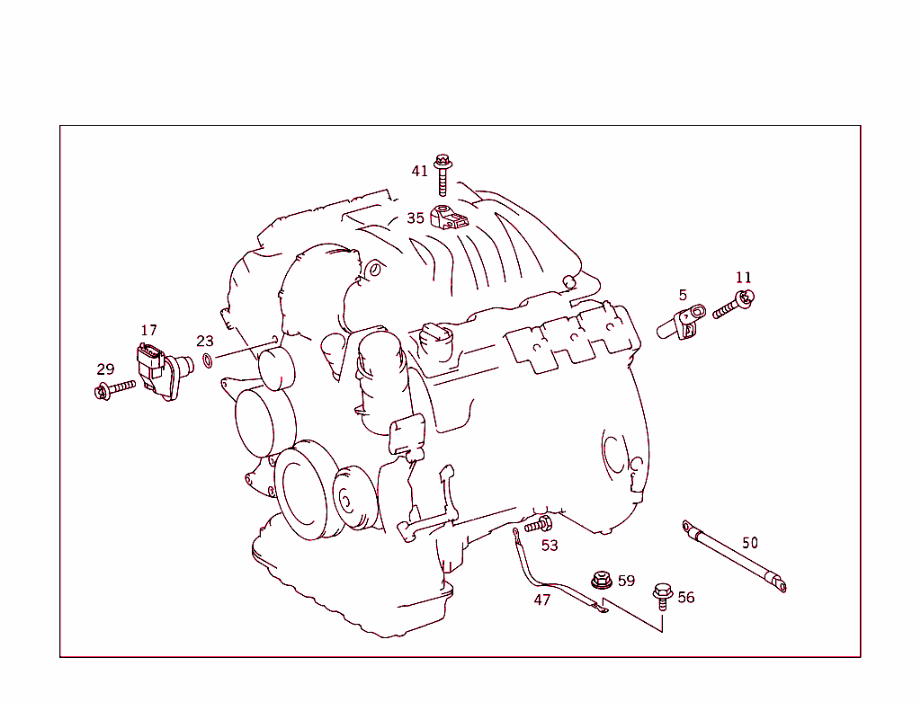 T.d.c. Sender Unit,Position Sender Unit,Knock Sensor,And Ground Strap