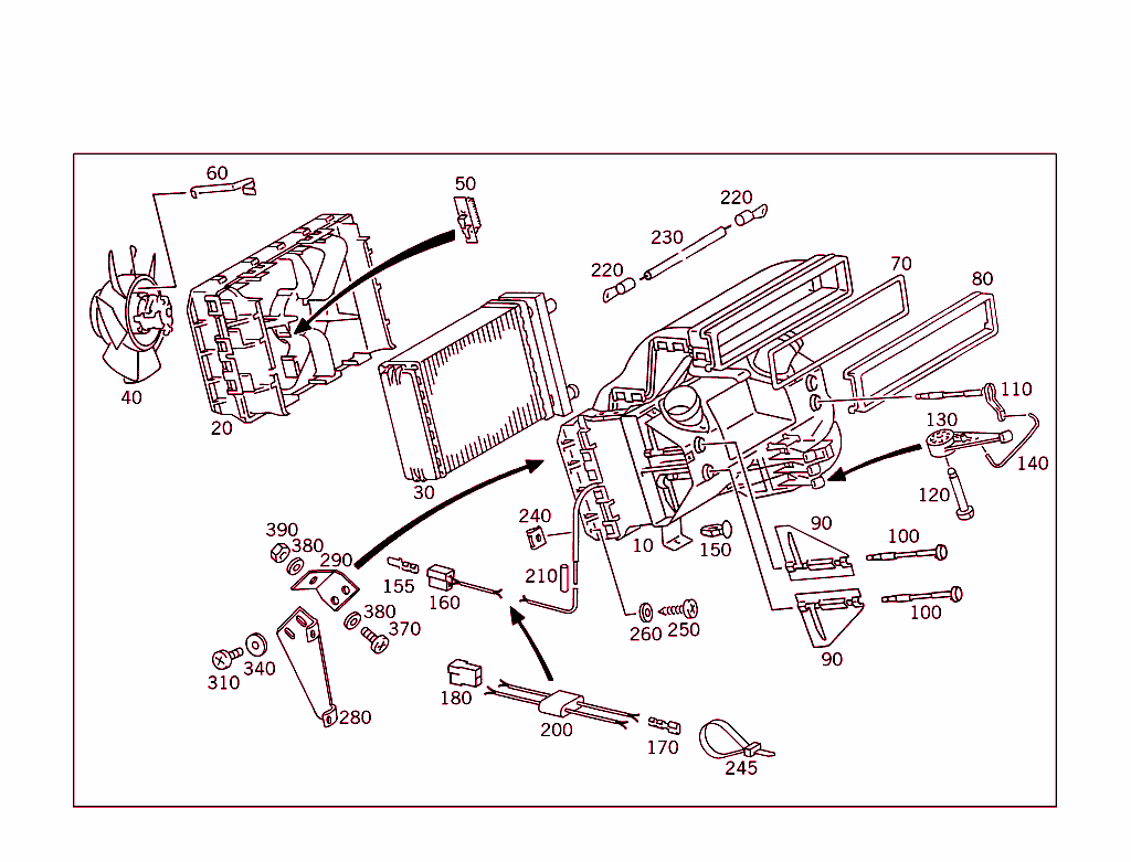Heater Case With Blower