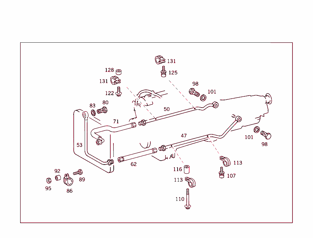 Detachable Transmission Components,Oil Filler Pipe,Clk-Class