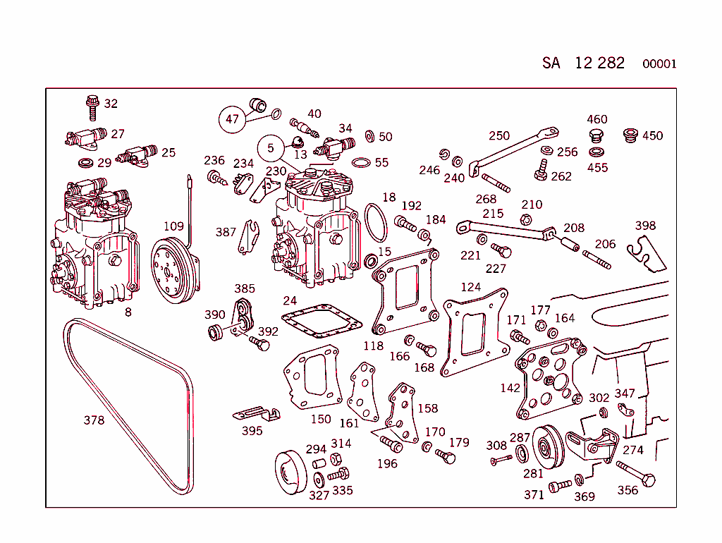 Engine Parts Used With Air Conditioner