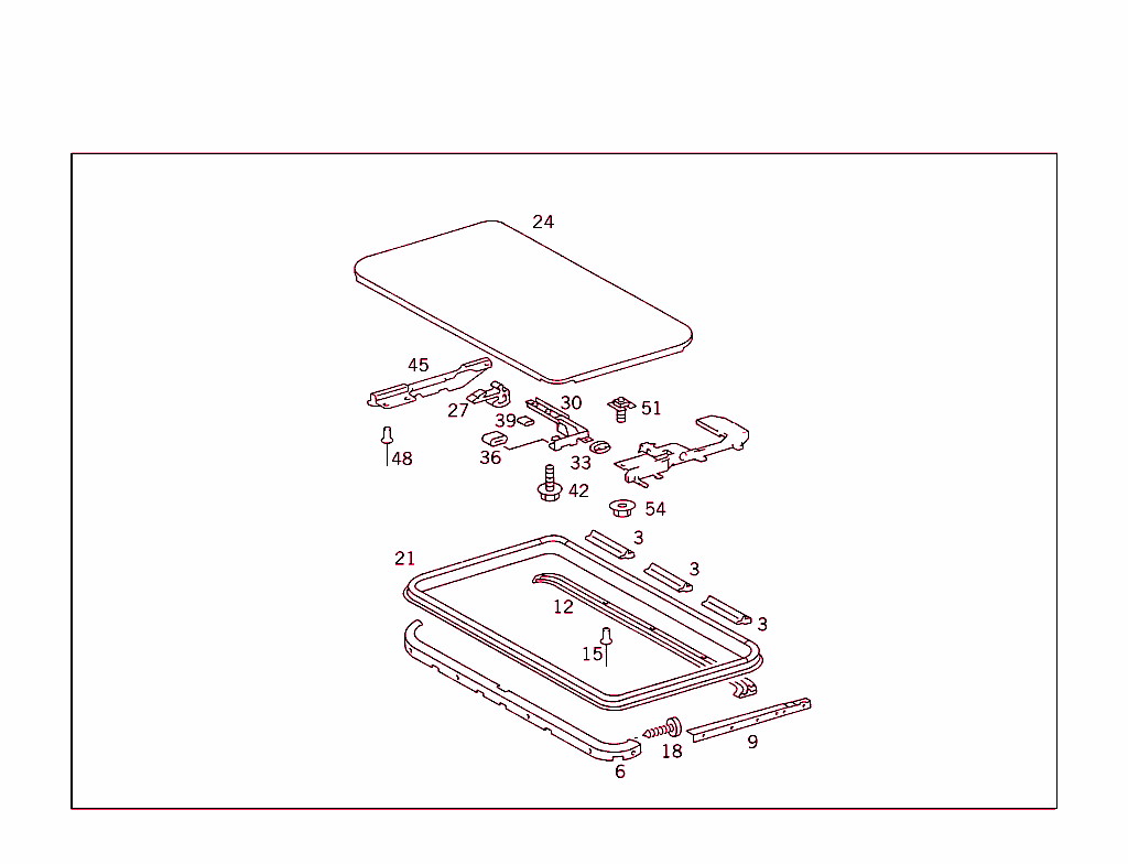 Sliding/Lifting Roof Plate