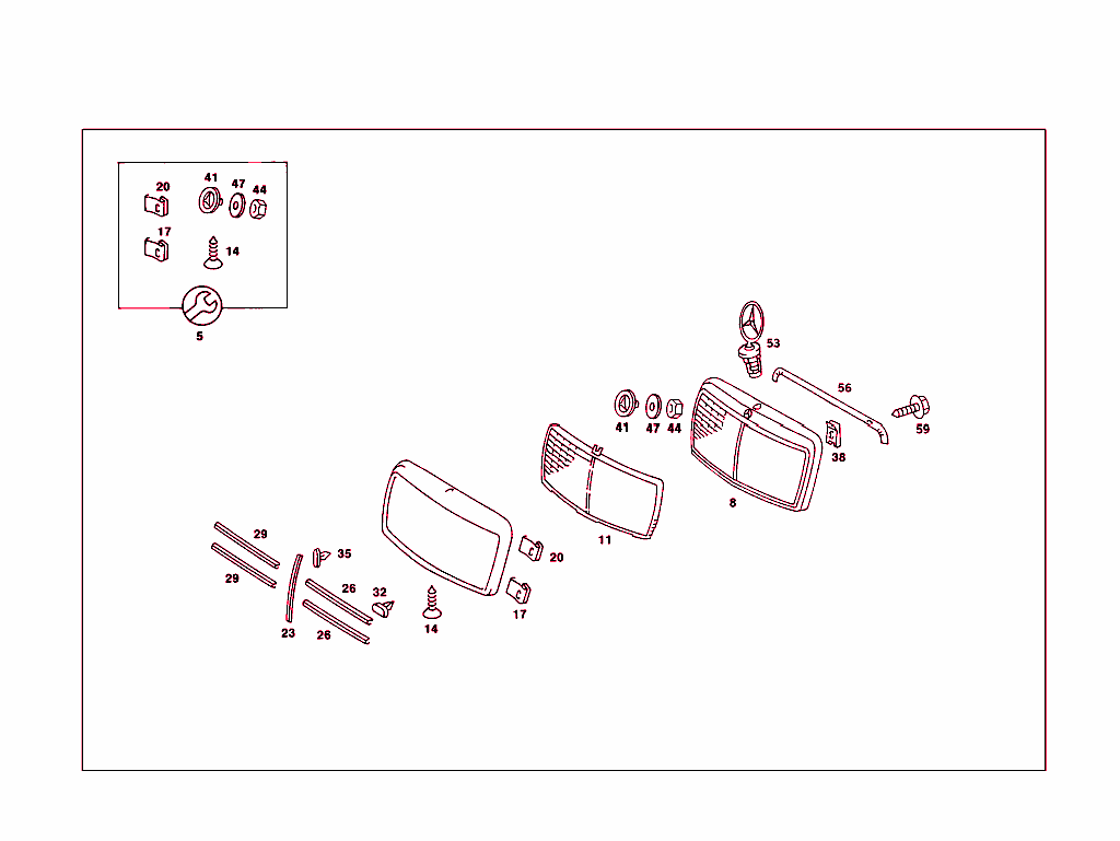 Radiator Grille Shell