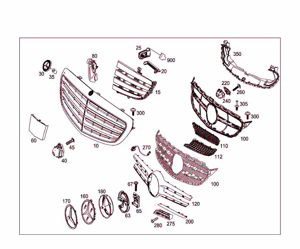 Radiator Grille Shell