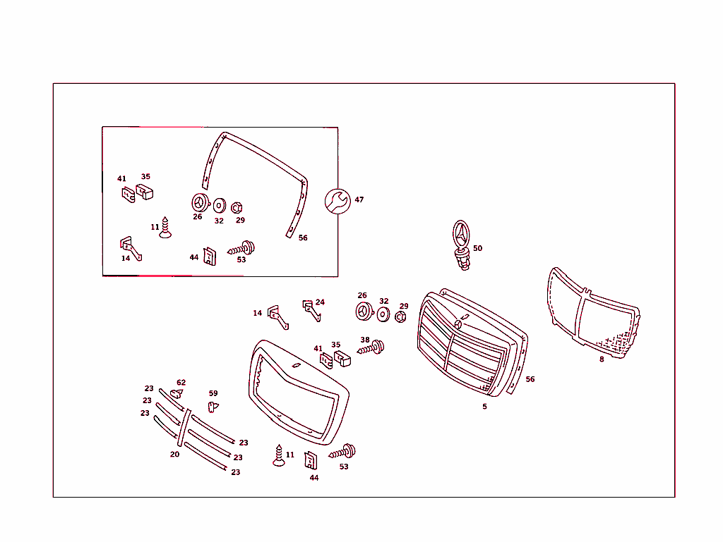 Radiator Grille Shell