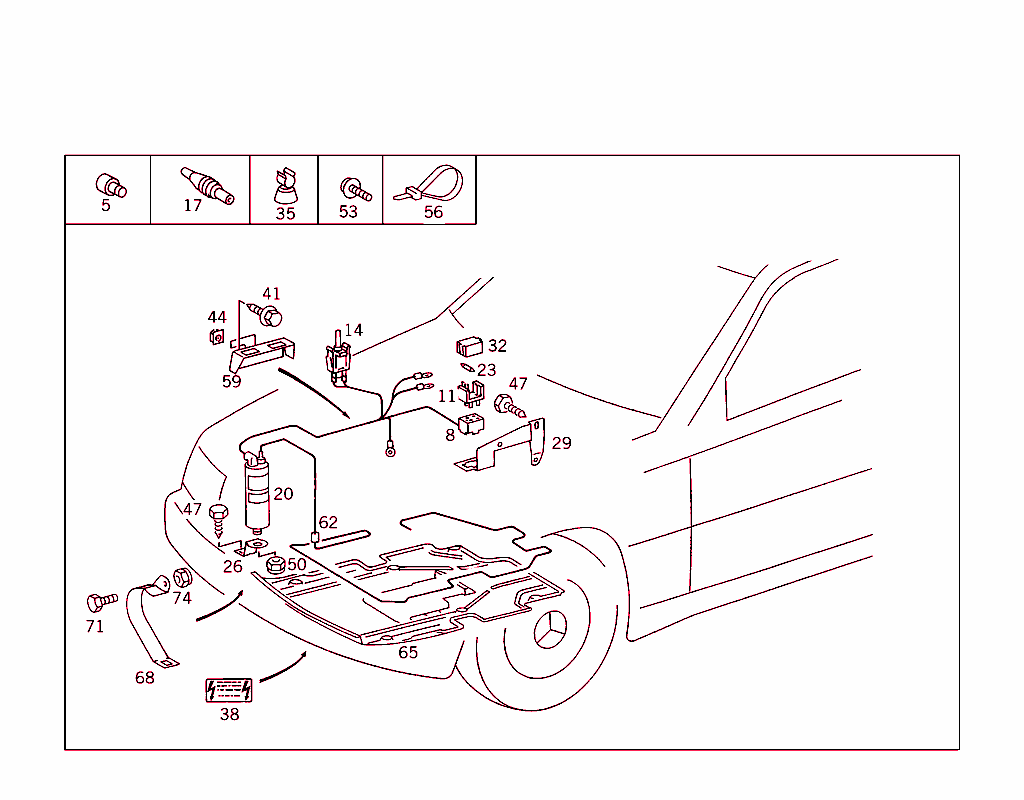 Engine Compartment Panelling With Protection Against Marten