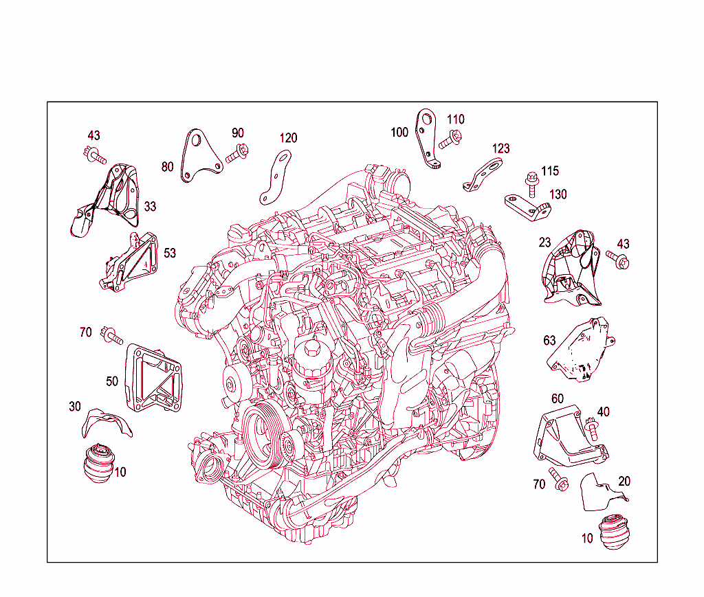 Engine Supports And Attachment Parts