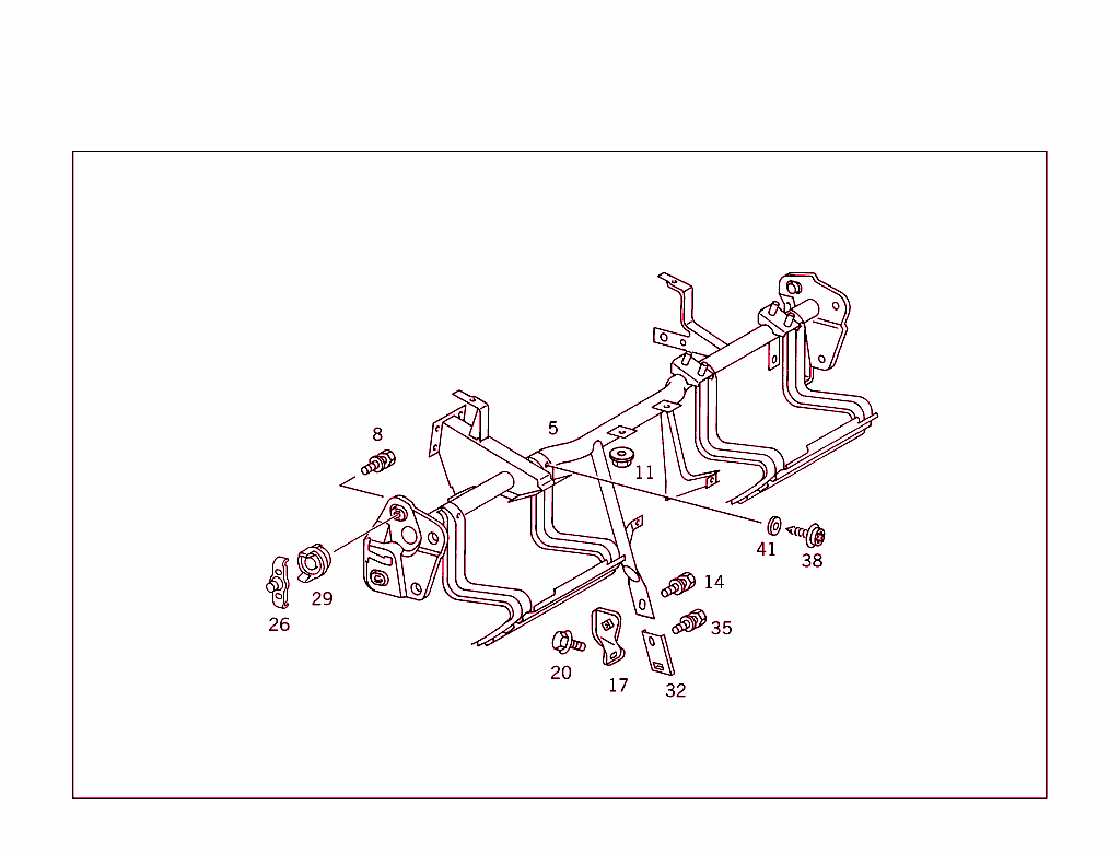 Cross Member Below Instrument Panel