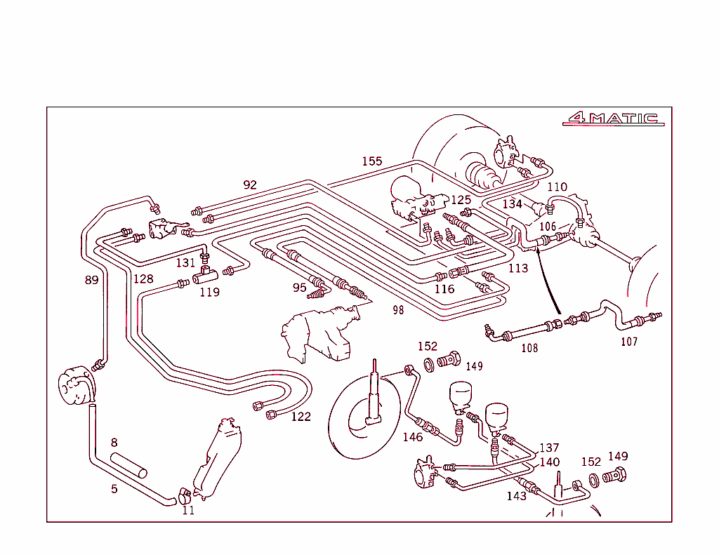 Line Arrangement In Case Of Self-Levelling Device,A S D & 4-Matic
