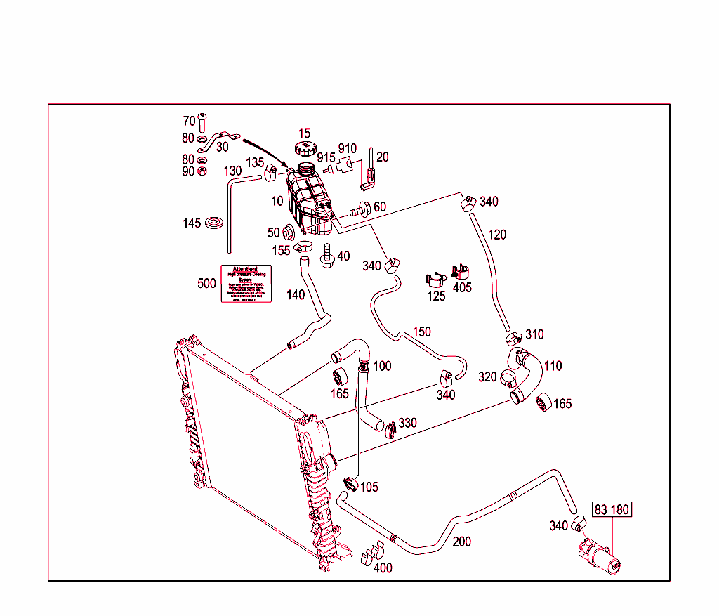 Expansion Tank,Mounting And Hoses