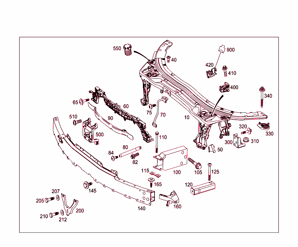 Front Stiffening And Radiator Support