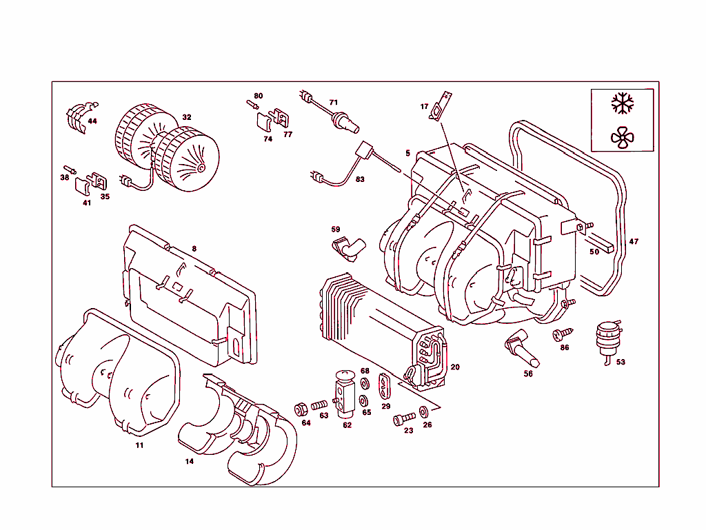 Air Conditioner Case With Blower