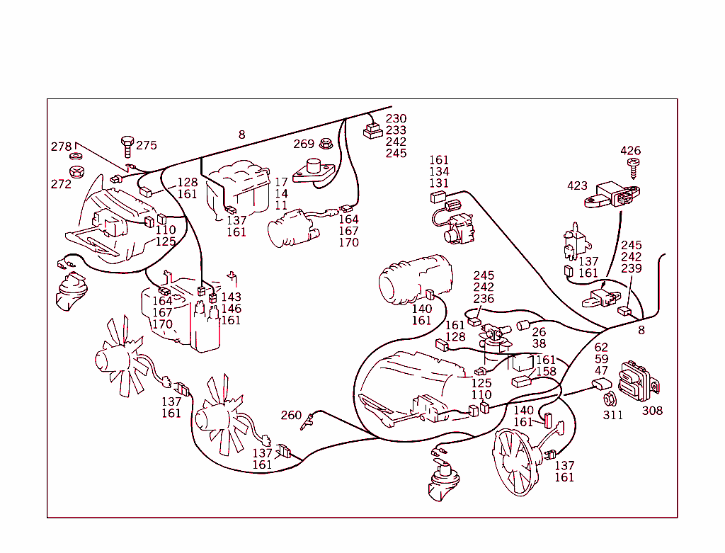 Engine Cable Harness,Body Mounted
