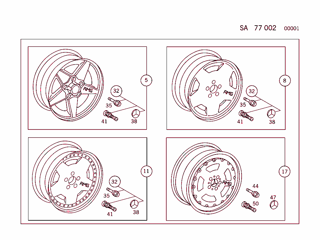 Aluminum Disc Wheels In Amg Design