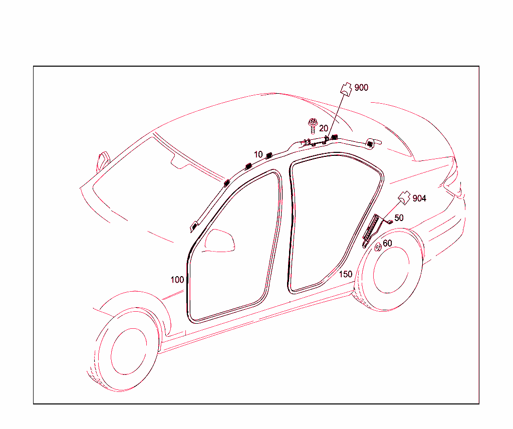 Head Protection Curtain, Door Edge Guard Sections