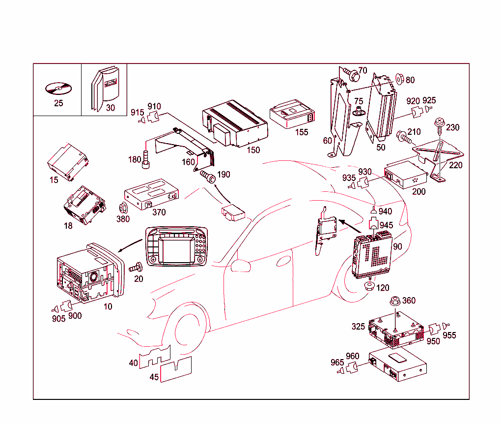 Radio, Remote Control, Amplifier And Cd Player