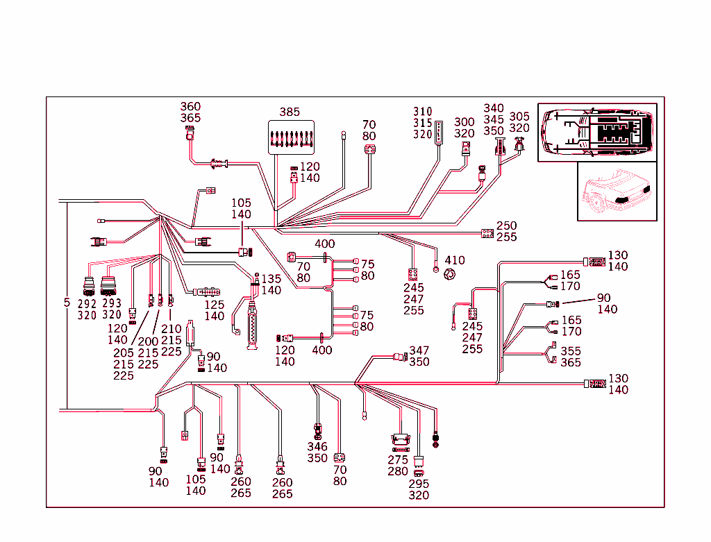 Frame Floor Unit Main Cable Harness