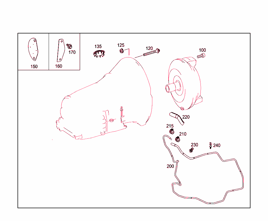 Attached Parts For Transmission, Oil Filler Pipe