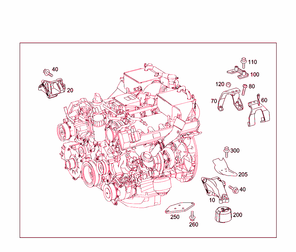 Engine Supports And Attachment Parts