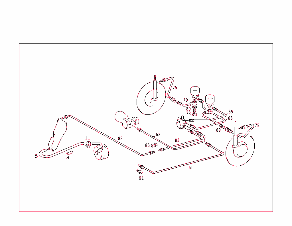 Line Arrangement In Case Of Self-Levelling Device & A S D