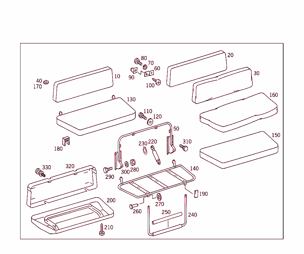 Longitudinal Seat Bench