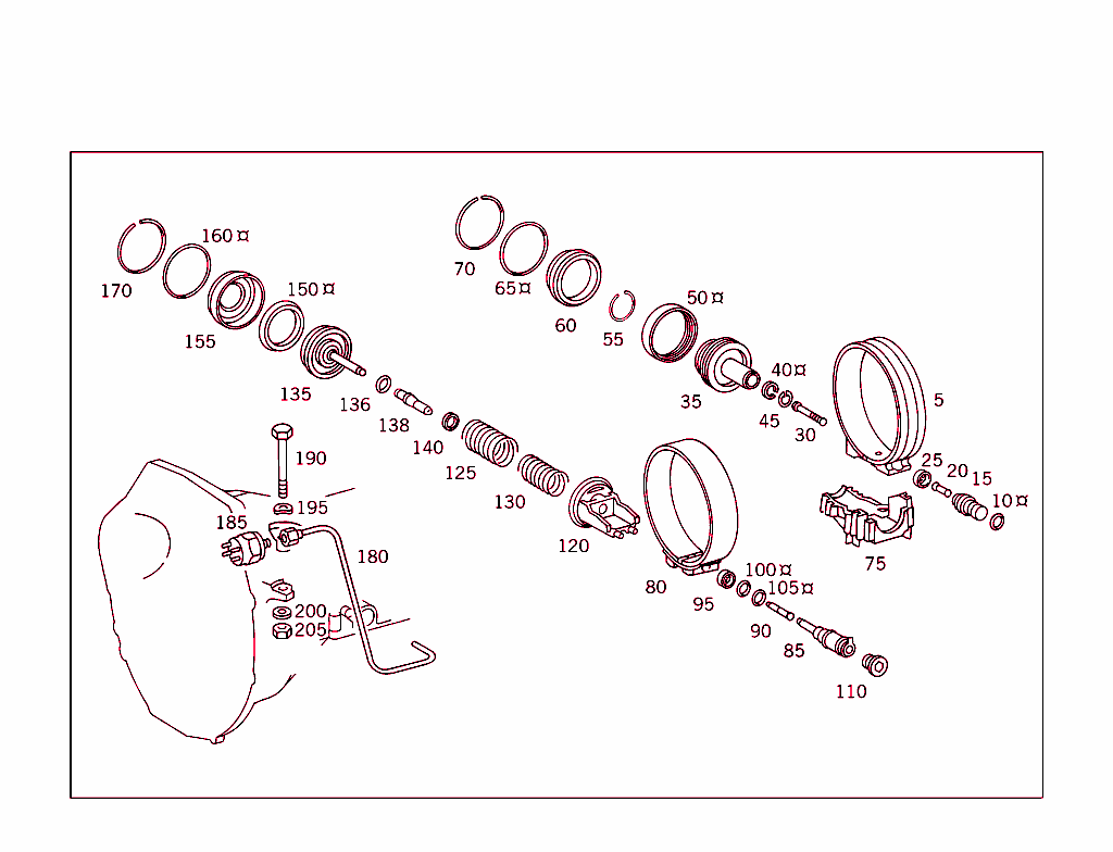 Brake Band,Brake Band Piston, Transmission Overload Protector Switch
