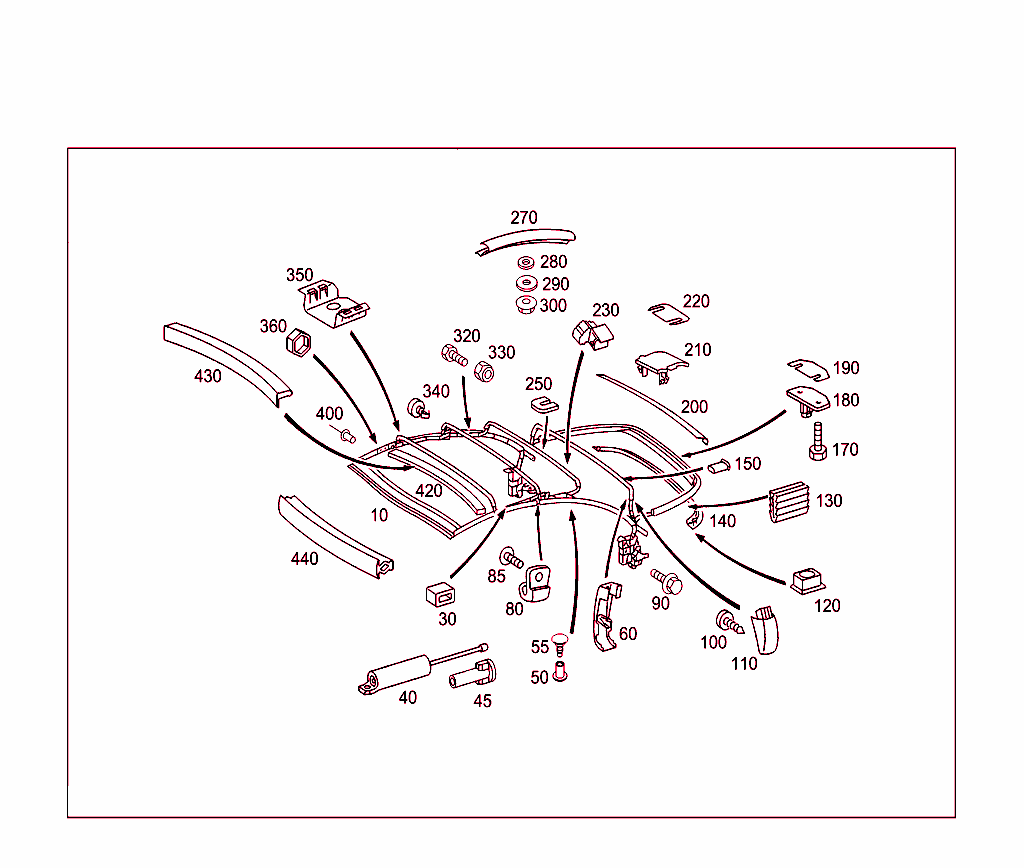 Folding Top Frame Assembly